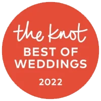 The Knot Best of Weddings 2022 badge.