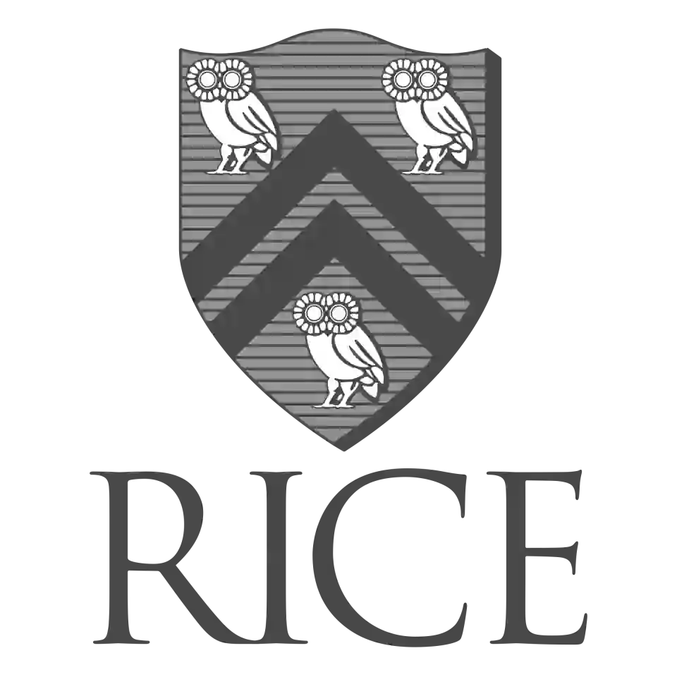 Rice University shield logo with owls.